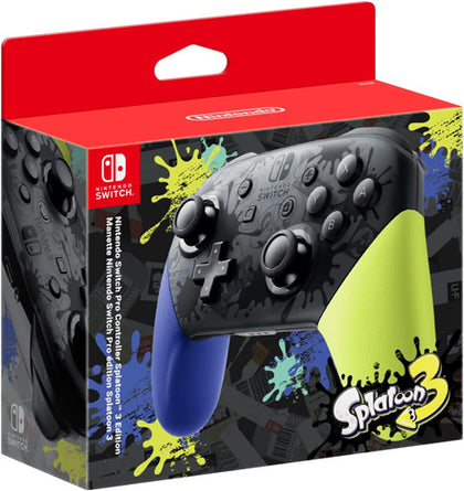 Nintendo Switch Pro Controller - Splatoon 3 Edition - Console Accessories by Nintendo The Chelsea Gamer