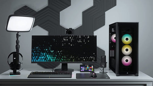 Corsair iCUE 7000X RGB Tempered Glass Full-Tower ATX PC Case — Black - Core Components by Corsair The Chelsea Gamer