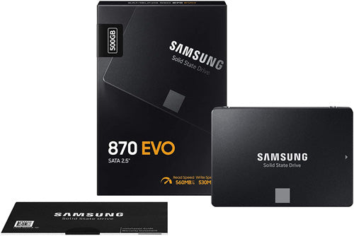 Samsung 870 EVO 500GB 2.5" SATA III SSD - Core Components by Samsung The Chelsea Gamer