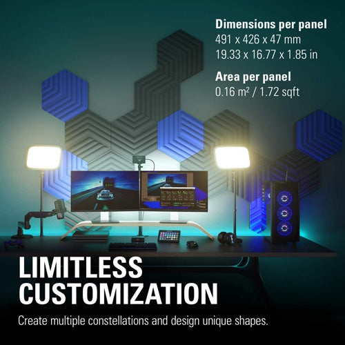 Elgato Wave Panels Starter Set - Audio by Elgato The Chelsea Gamer
