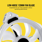 Corsair, Cool Case LL120 RGB Air 120mm Fan - White - Core Components by Corsair The Chelsea Gamer