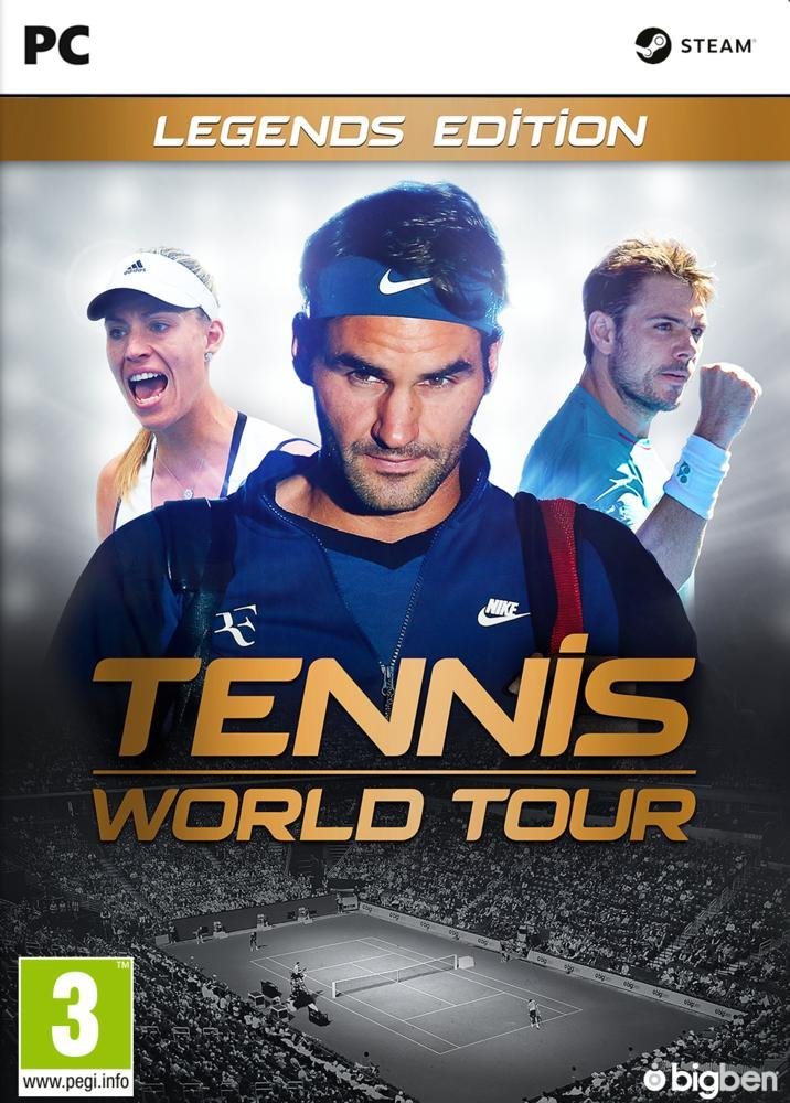 Tennis World Tour - Legends Edition - PC - Video Games by Maximum Games Ltd (UK Stock Account) The Chelsea Gamer