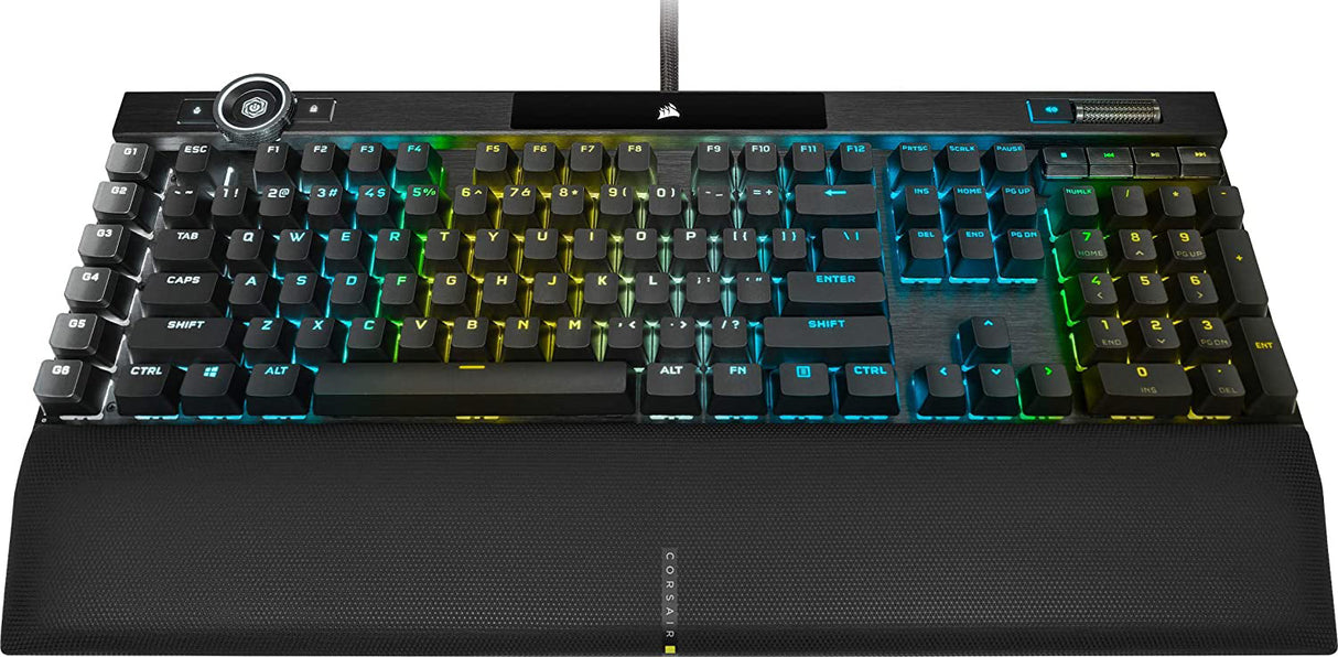 Corsair - K100 RGB Optical - Mechanical Gaming Keyboard - Black - Keyboard by Corsair The Chelsea Gamer