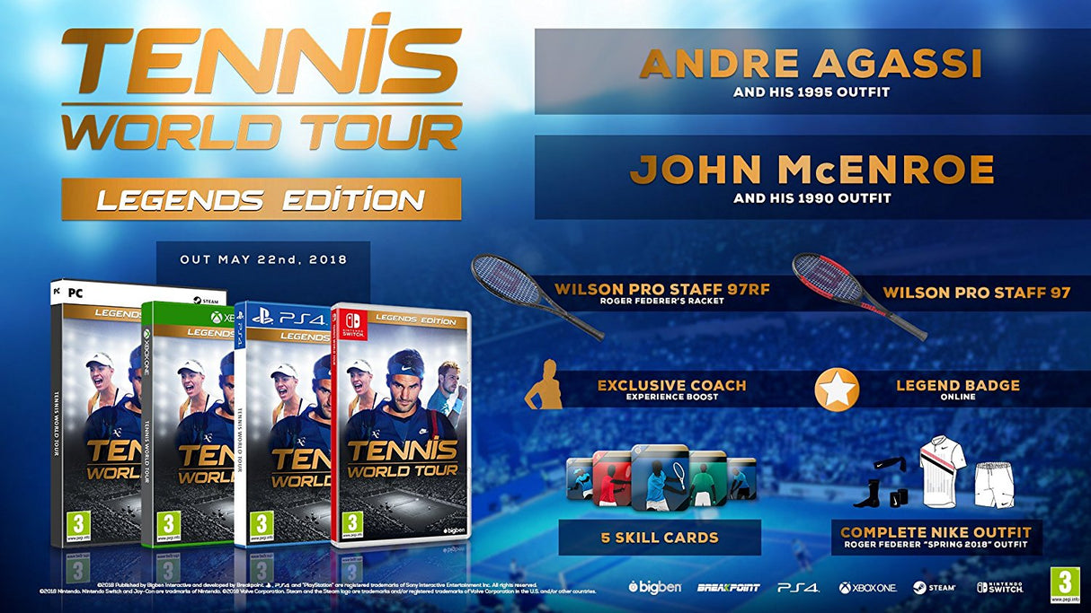 Tennis World Tour - Nintendo Switch - Video Games by Maximum Games Ltd (UK Stock Account) The Chelsea Gamer