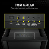 Corsair 5000D Tempered Glass Midi Tower PC Case - Black - Core Components by Corsair The Chelsea Gamer