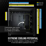 Corsair iCUE 5000X RGB Midi Tower PC Case - Black - Core Components by Corsair The Chelsea Gamer