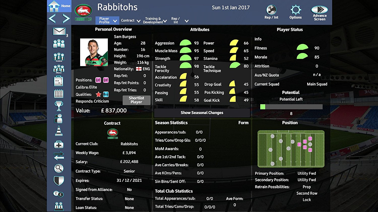 Rugby League Team Manager 2018 - PC - Video Games by Alternative Software The Chelsea Gamer