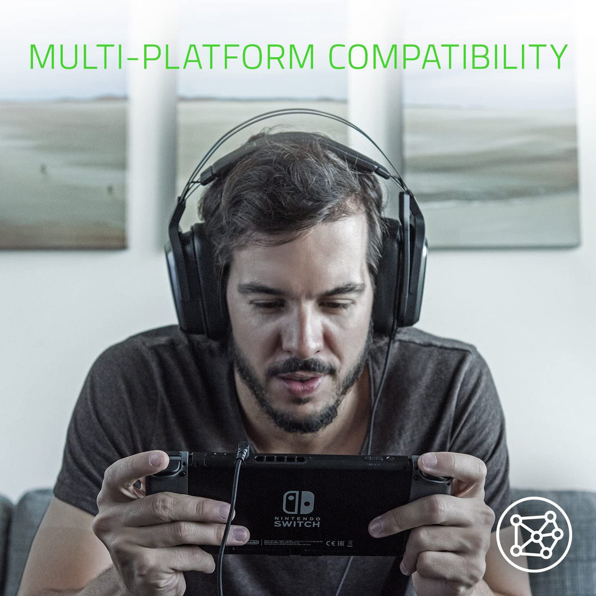Razer Tiamat 2.2 V2 7.1 Virtual Surround Sound Black Gaming Headset - Console Accessories by Razer The Chelsea Gamer