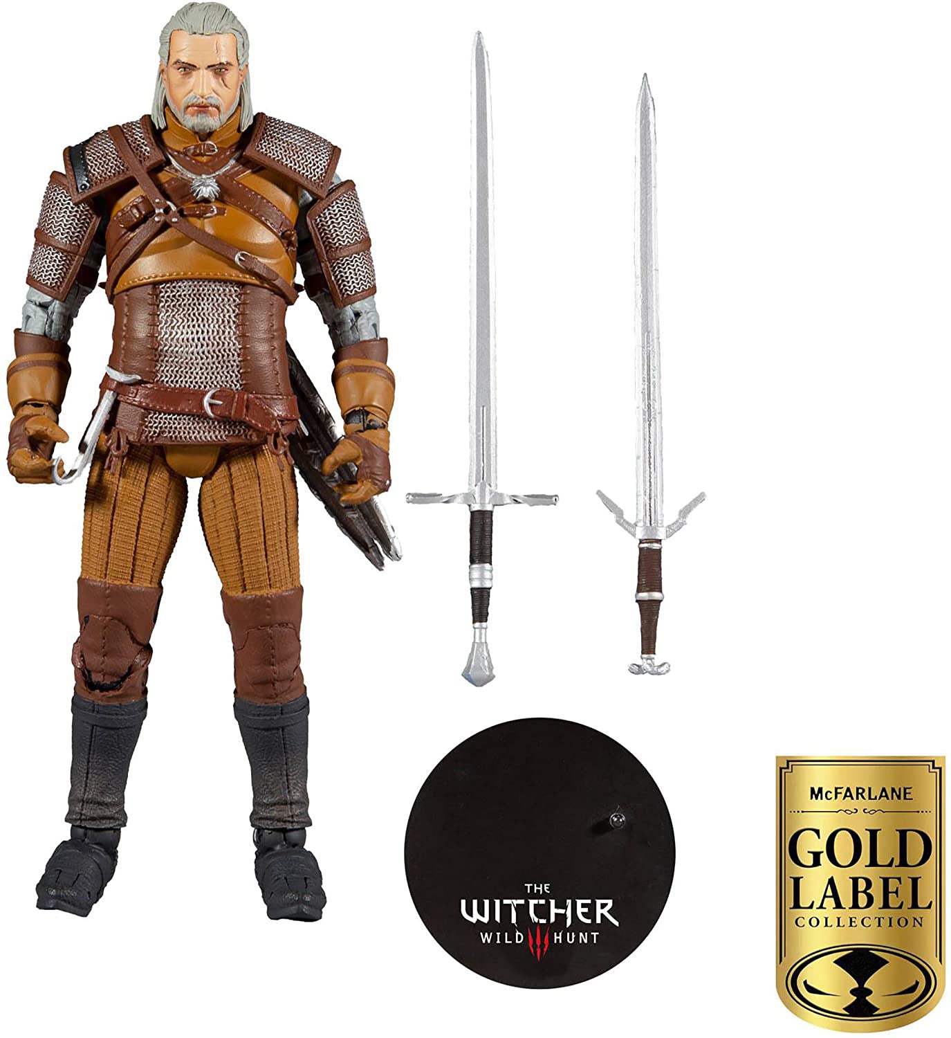 McFarlane -Geralt Of Rivia (Gold Label Series) - The Witcher - merchandise by McFarlane The Chelsea Gamer