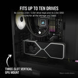 Corsair 7000D AIRFLOW Full Tower PC Case - White - Core Components by Corsair The Chelsea Gamer