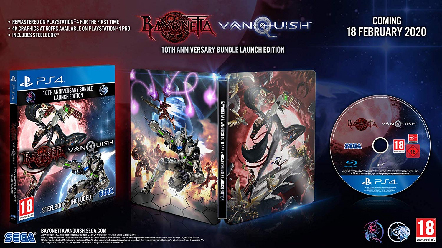 Bayonetta & Vanquish 10th Anniversary Bundle - Video Games by SEGA UK The Chelsea Gamer