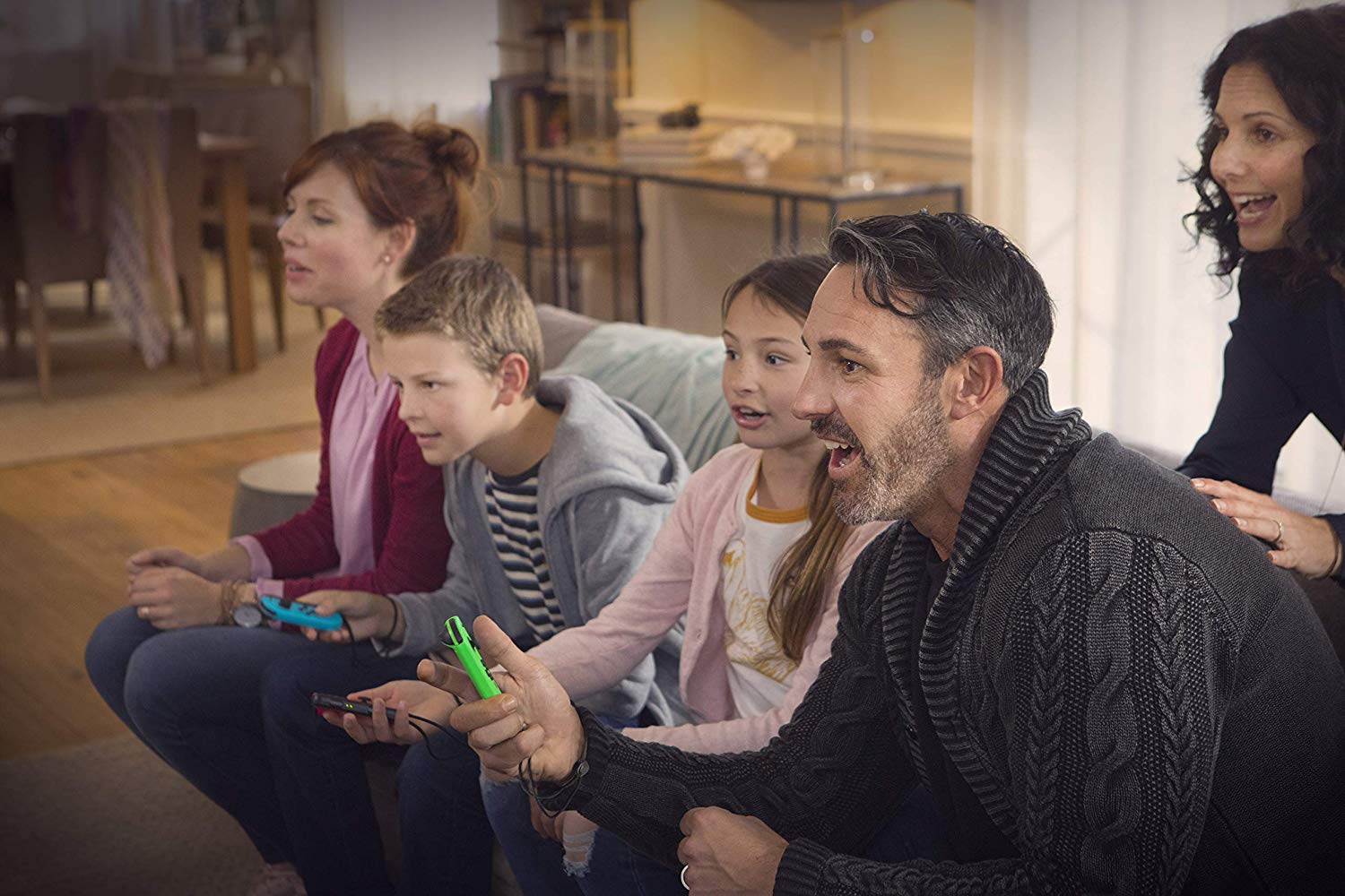 Super Mario Party & Neon Green / Pink Joy-Con Pair - Console Accessories by Nintendo The Chelsea Gamer