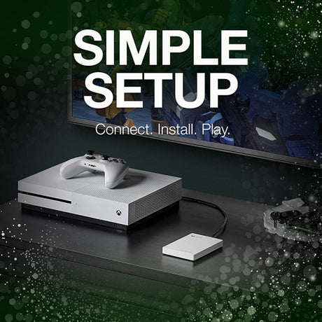Seagate Game Drive for Xbox - White 4 TB - Includes Game Pass Membership - Console Accessories by Seagate The Chelsea Gamer