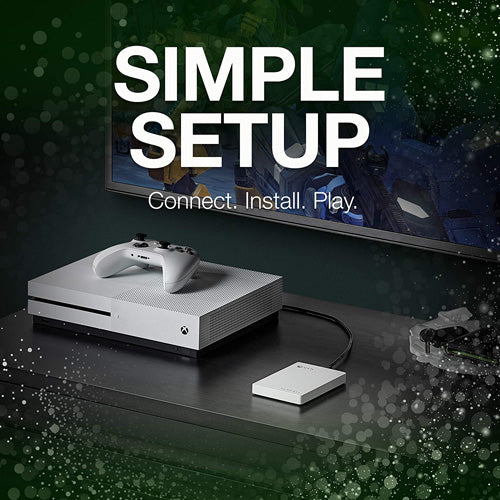 Seagate Game Drive for Xbox - White 4 TB - Includes Game Pass Membership - Console Accessories by Seagate The Chelsea Gamer
