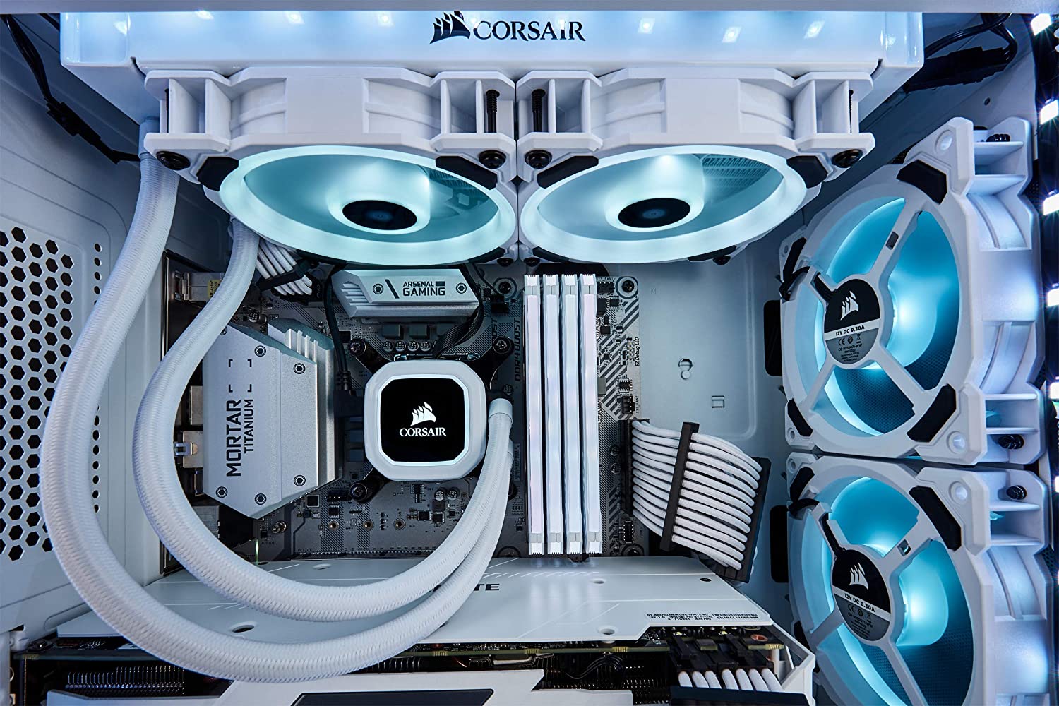 Corsair, Cool Case LL120 RGB Air 120mm Fan - White - Core Components by Corsair The Chelsea Gamer