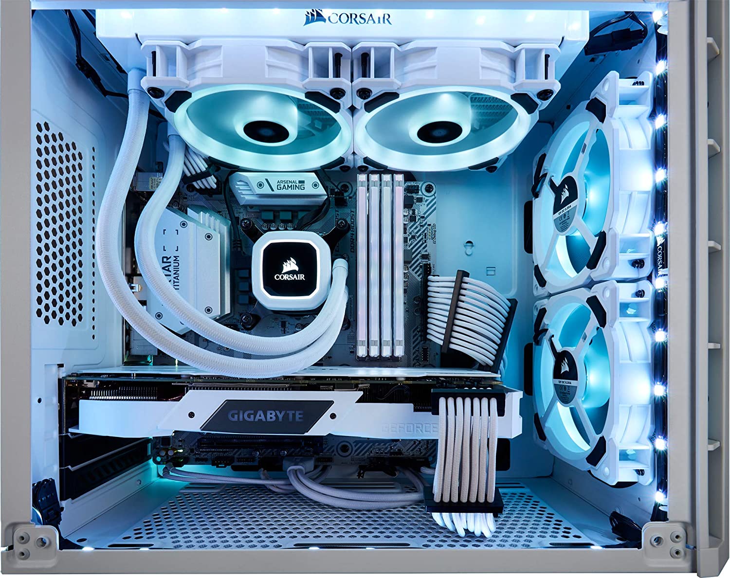 Corsair, Cool Case LL120 RGB Air 120mm Fan - White - Core Components by Corsair The Chelsea Gamer