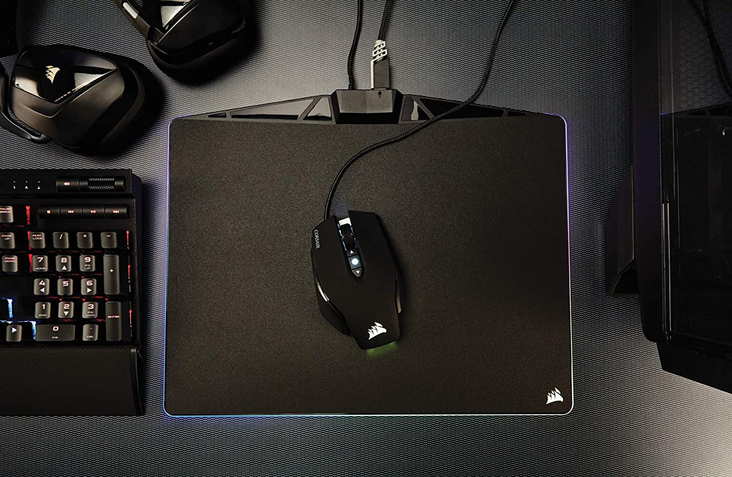 Corsair- MM800 RGB Polaris Gaming Mouse Pad - Surface by Corsair The Chelsea Gamer