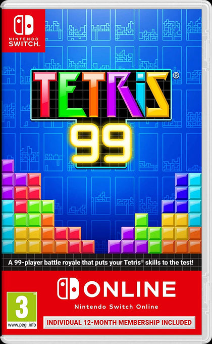 Tetris 99 & 12 Months Nintendo Switch Online (UK) - Video Games by Nintendo The Chelsea Gamer