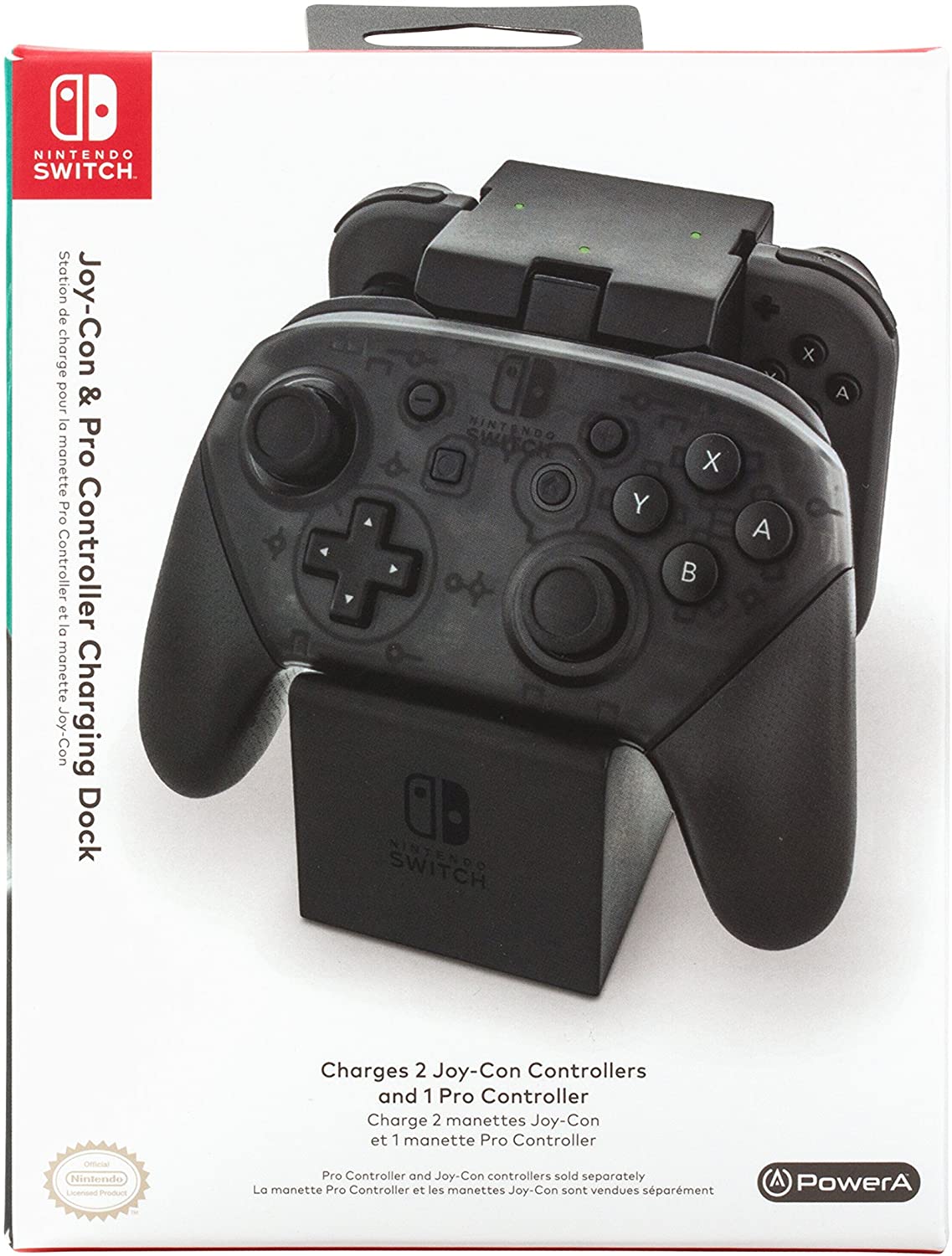 PowerA Joy-Con + Pro Controller Charging Dock for Nintendo Switch - Console Accessories by PowerA The Chelsea Gamer