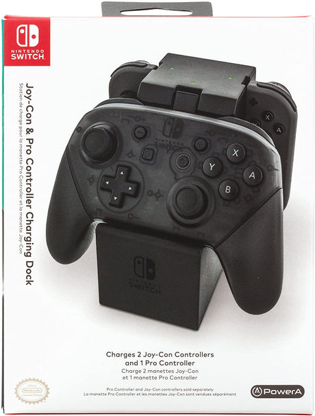 PowerA Joy-Con + Pro Controller Charging Dock for Nintendo Switch - Console Accessories by PowerA The Chelsea Gamer