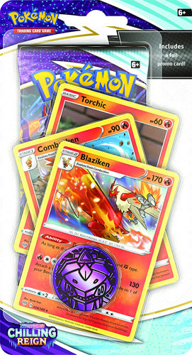 Pokémon TCG: Sword & Shield Chilling Reign Premium Checklane Blister Pack - merchandise by Pokémon The Chelsea Gamer