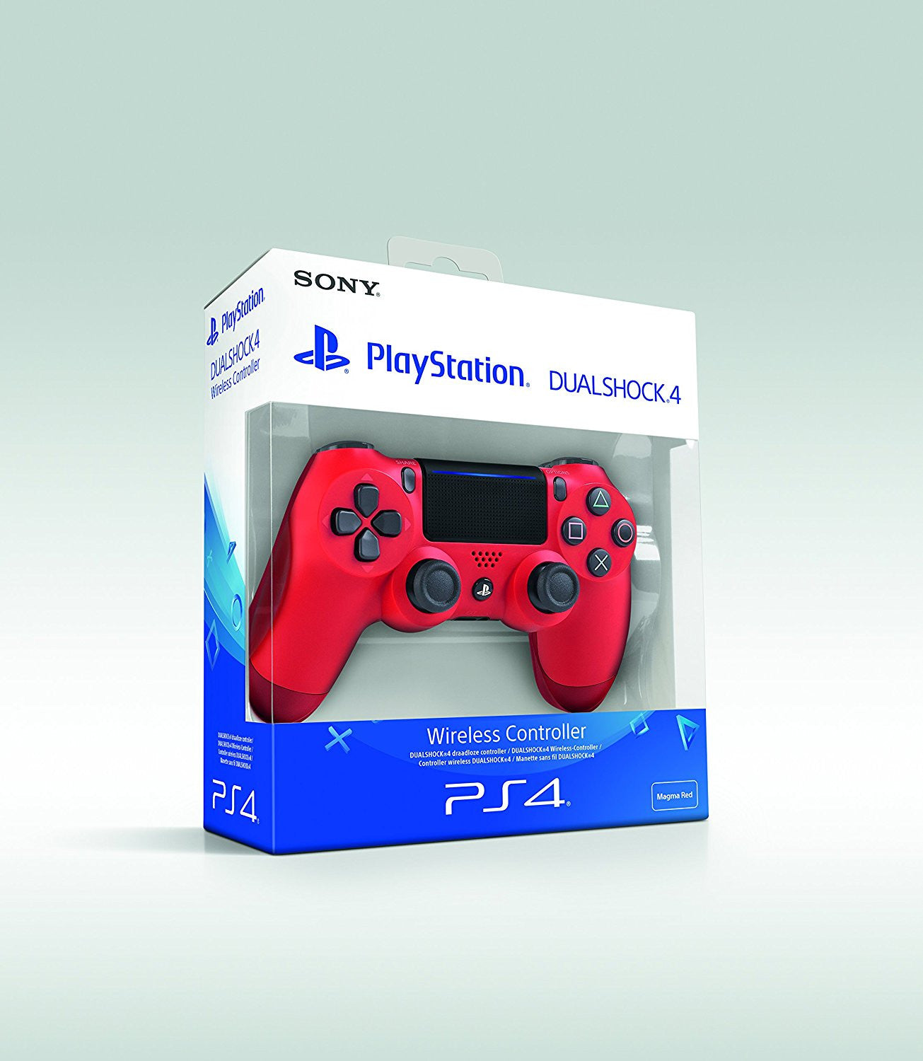 Sony PlayStation DualShock 4 - Magma Red (PS4) - Console Accessories by Sony The Chelsea Gamer