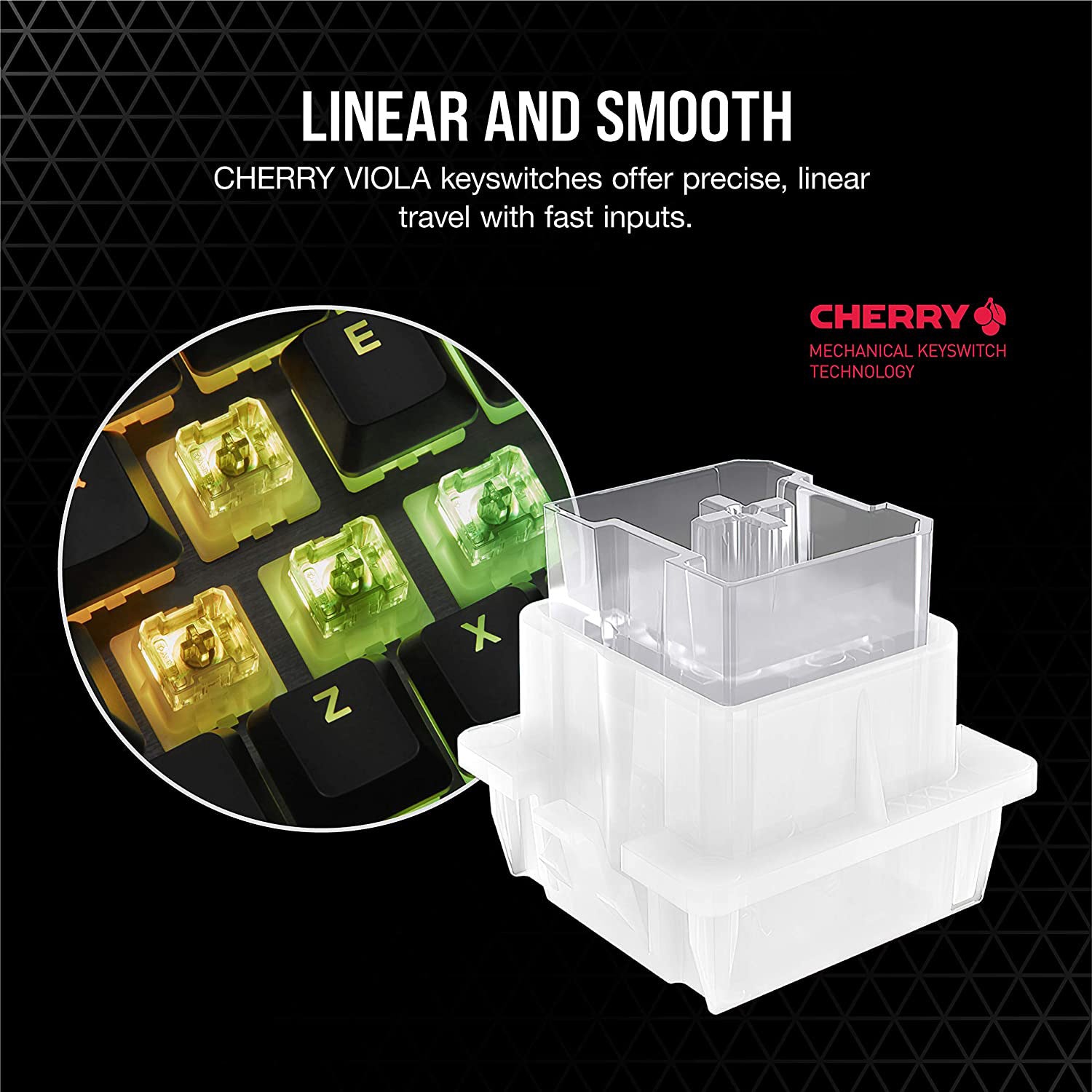 Corsair - K60 RGB PRO Mechanical Gaming Keyboard - Cherry Viola - Black - Keyboard by Corsair The Chelsea Gamer