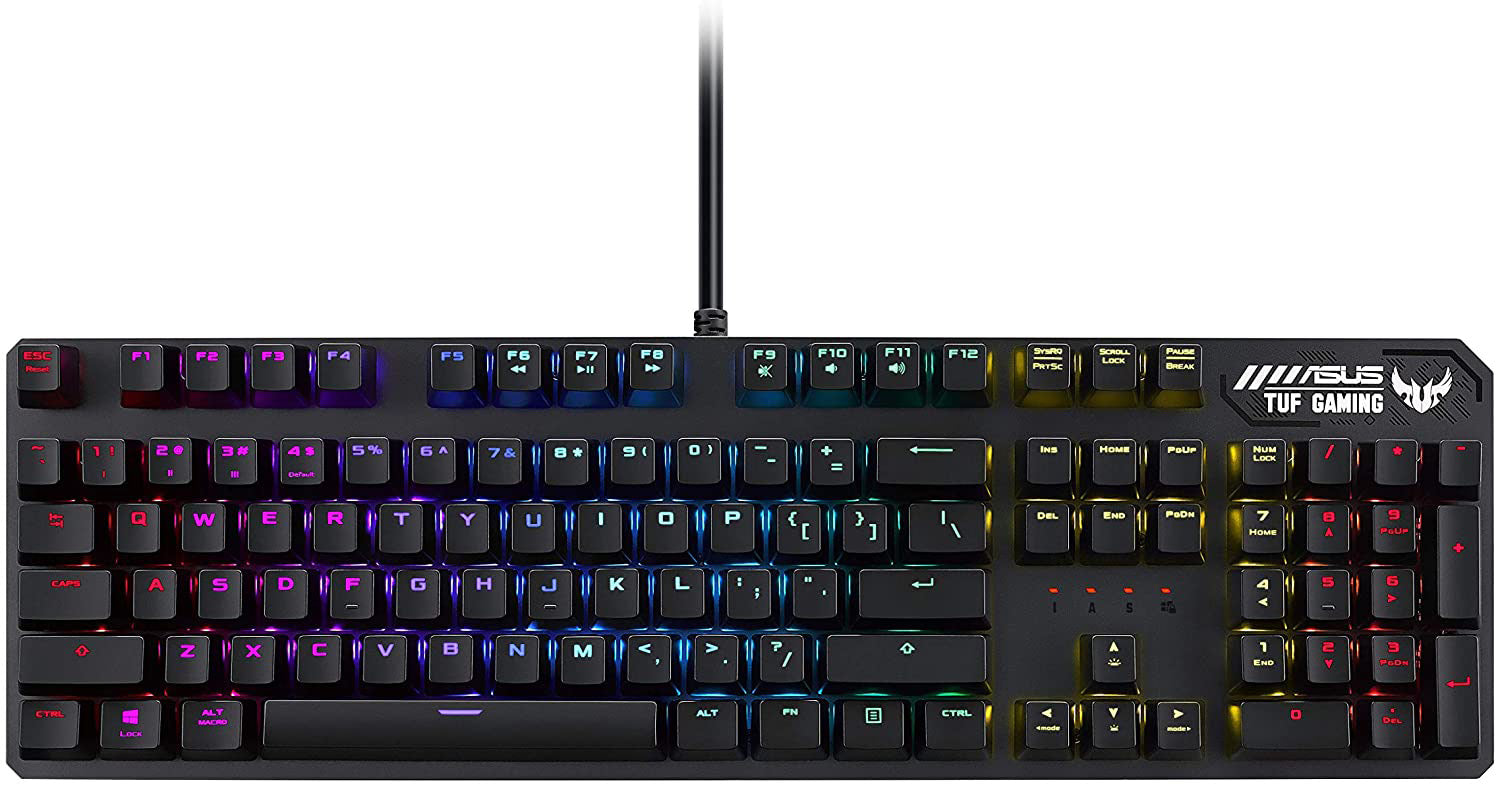 ASUS TUF Gaming K3 keyboard USB Grey - Keyboard by Asus The Chelsea Gamer