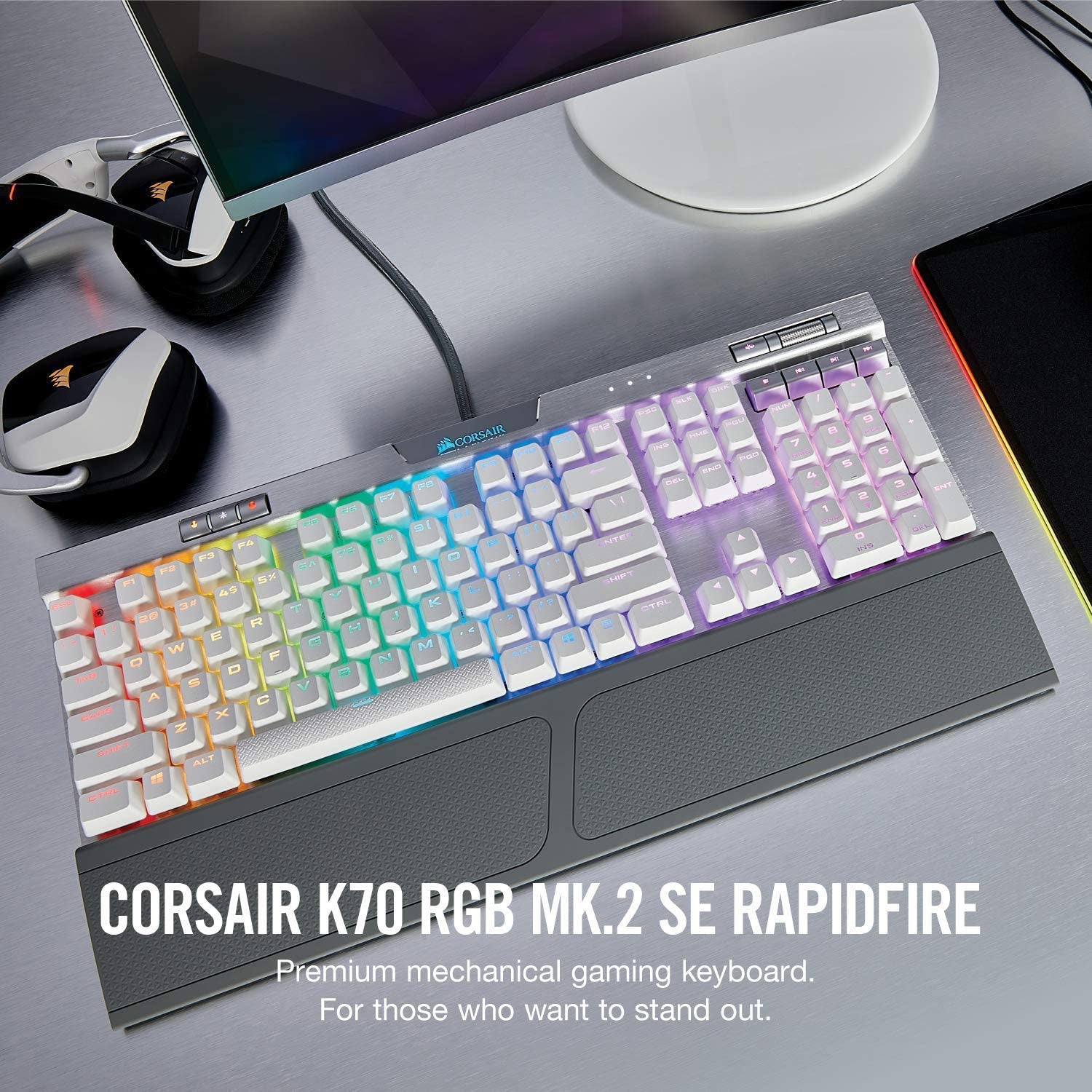Corsair - K70 RGB MK.2 SE Mechanical Gaming Keyboard - CHERRY® MX Speed - Keyboard by Corsair The Chelsea Gamer
