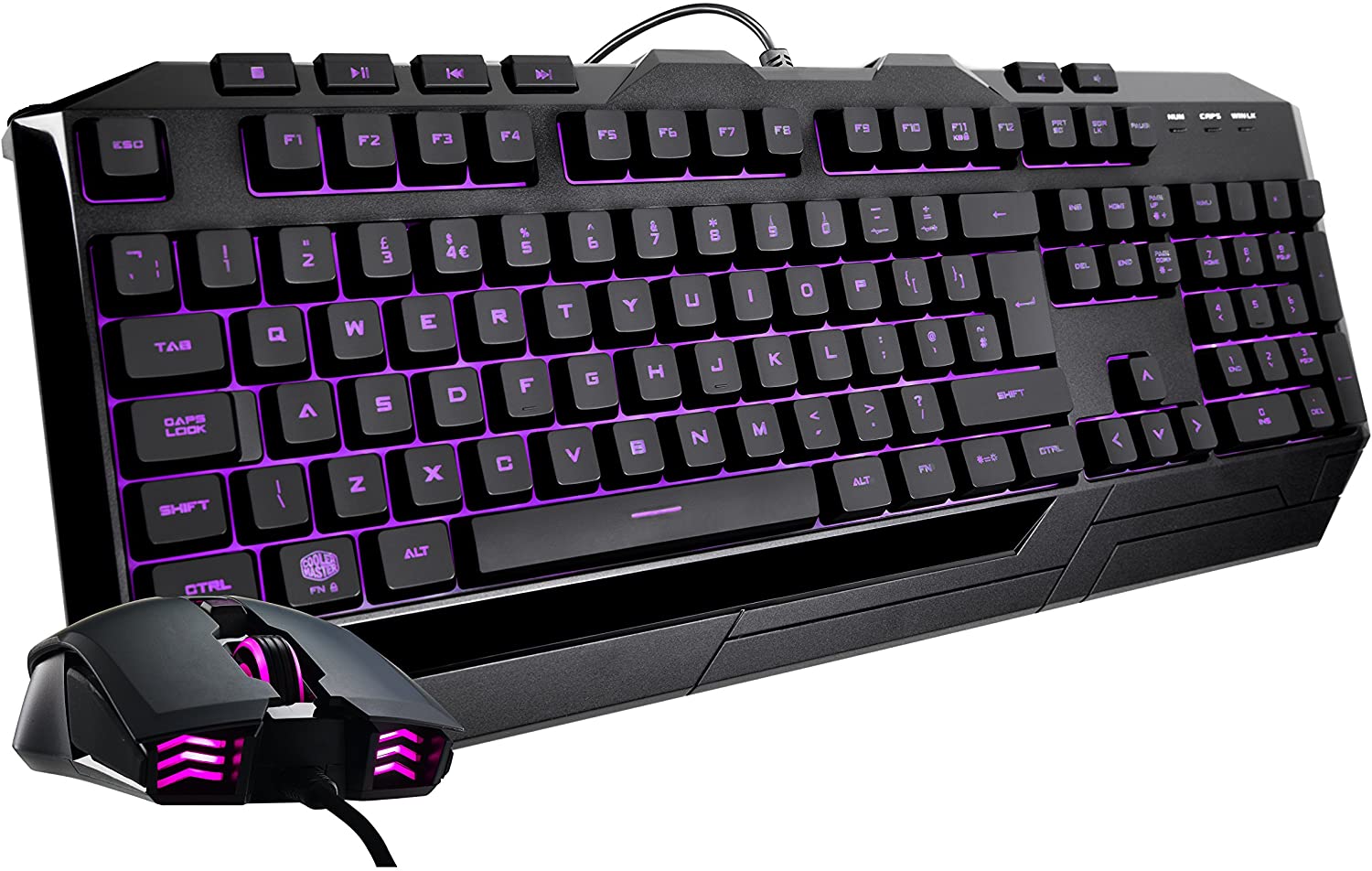 Cooler Master Devastator III USB LED Gaming Keyboard & Mouse Set - Keyboard by Cooler Master The Chelsea Gamer