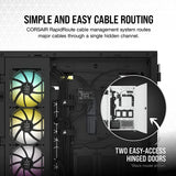 Corsair 7000D AIRFLOW Full Tower PC Case - White - Core Components by Corsair The Chelsea Gamer