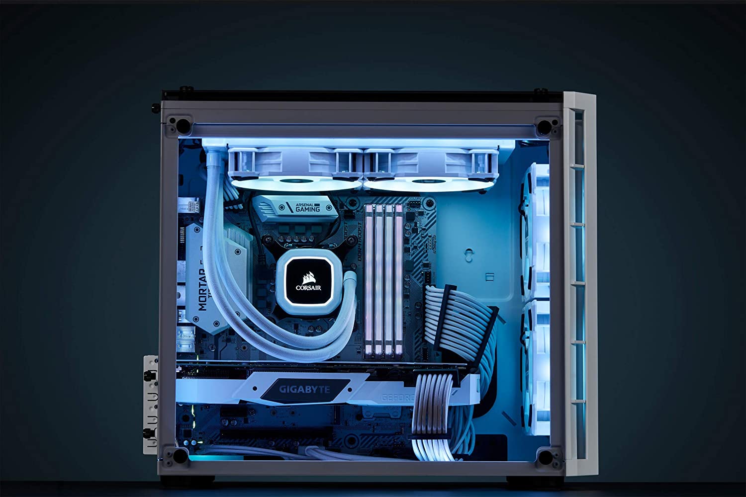 Corsair, Cool Case LL120 RGB Air 120mm Fan - White - Core Components by Corsair The Chelsea Gamer