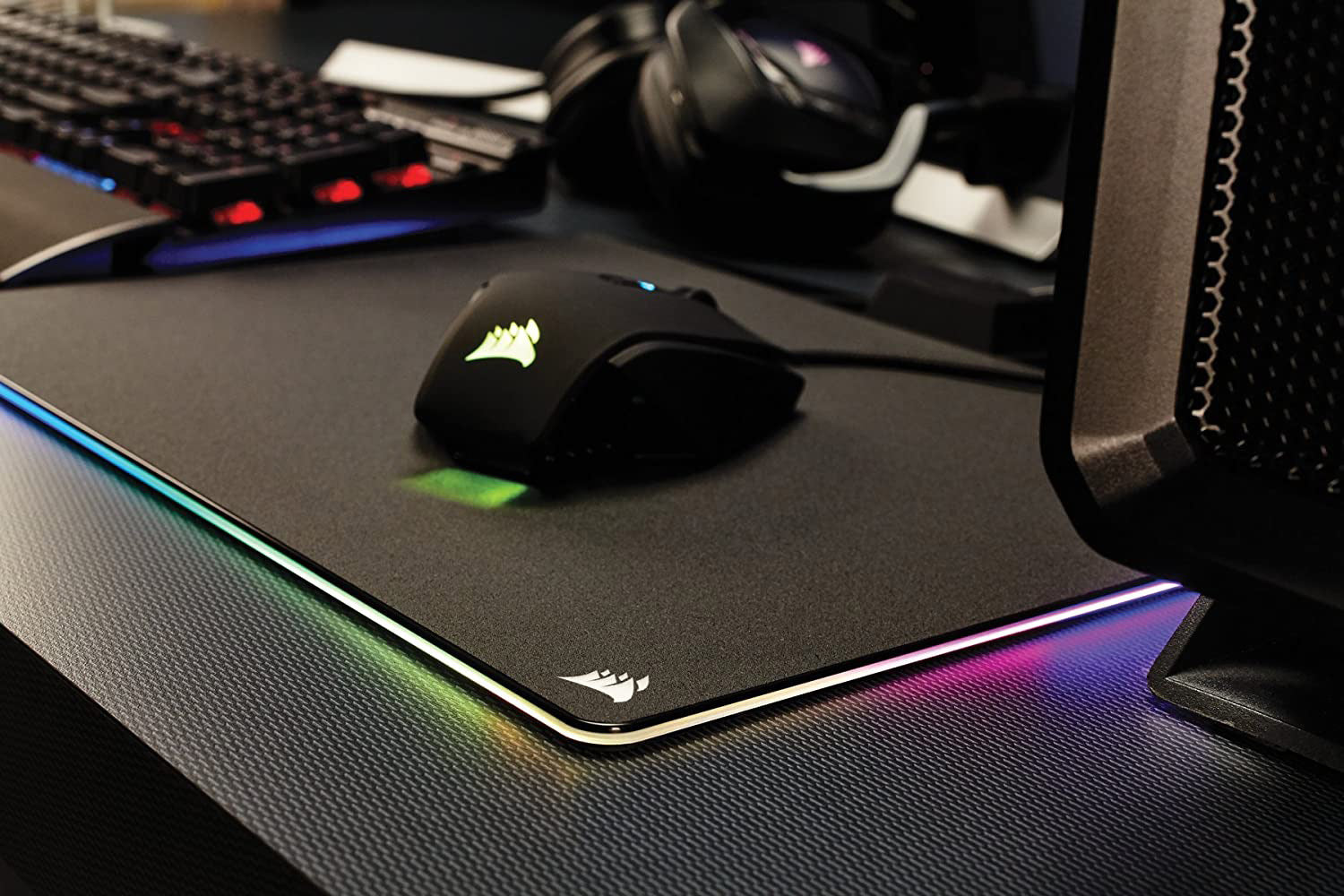 Corsair- MM800 RGB Polaris Gaming Mouse Pad - Surface by Corsair The Chelsea Gamer