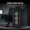 Corsair 7000D AIRFLOW Full Tower PC Case - Black - Core Components by Corsair The Chelsea Gamer