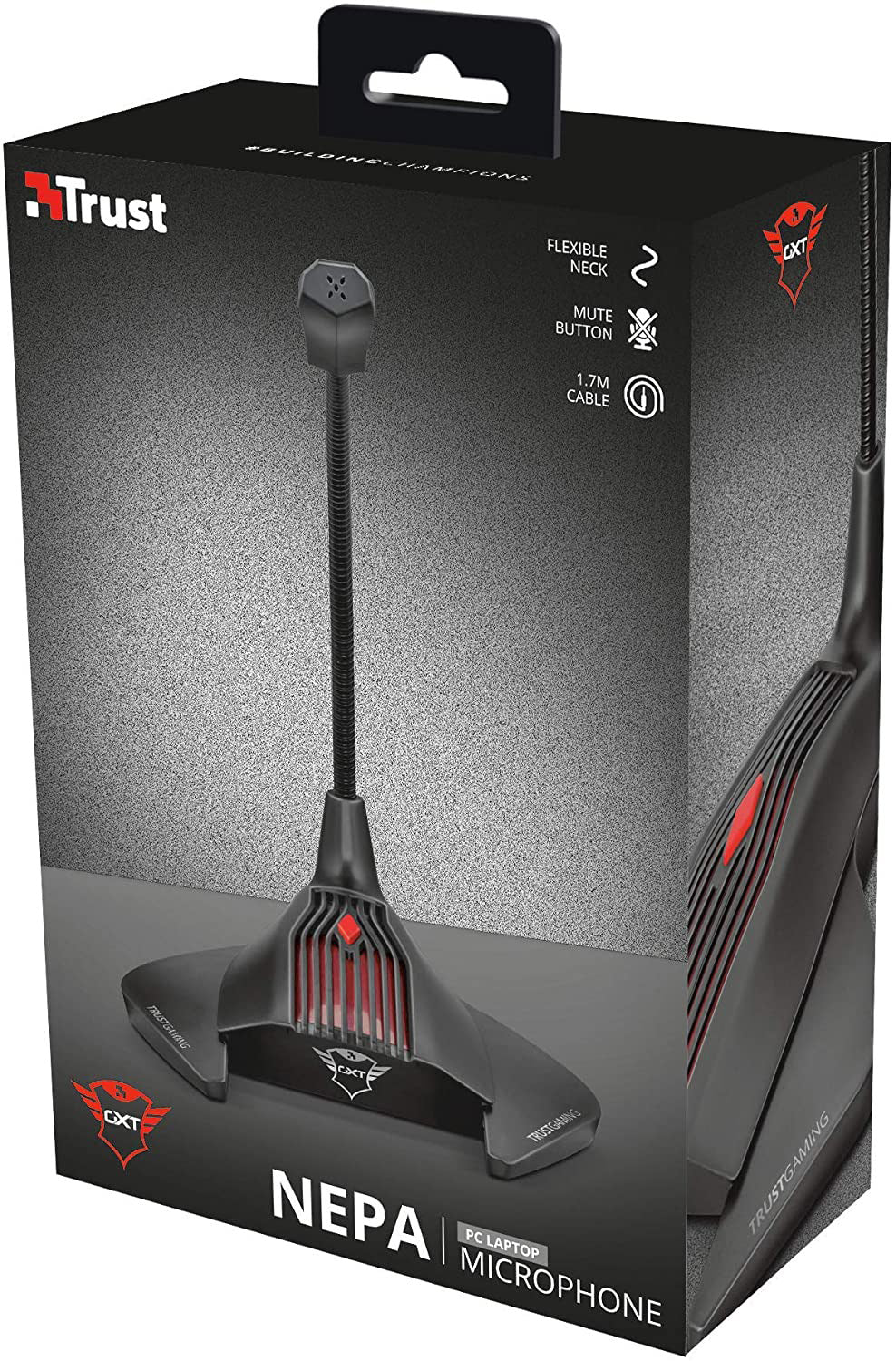 Trust Gaming Nepa GXT 239 Microphone - Core Components by Trust The Chelsea Gamer