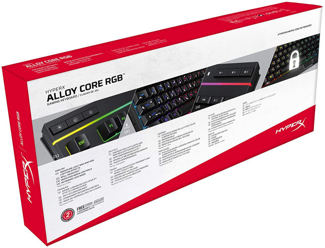 HyperX Alloy Core RGB keyboard - Keyboard by HyperX The Chelsea Gamer