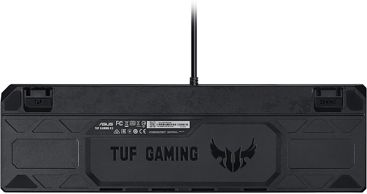 ASUS TUF Gaming K3 keyboard USB Grey - Keyboard by Asus The Chelsea Gamer
