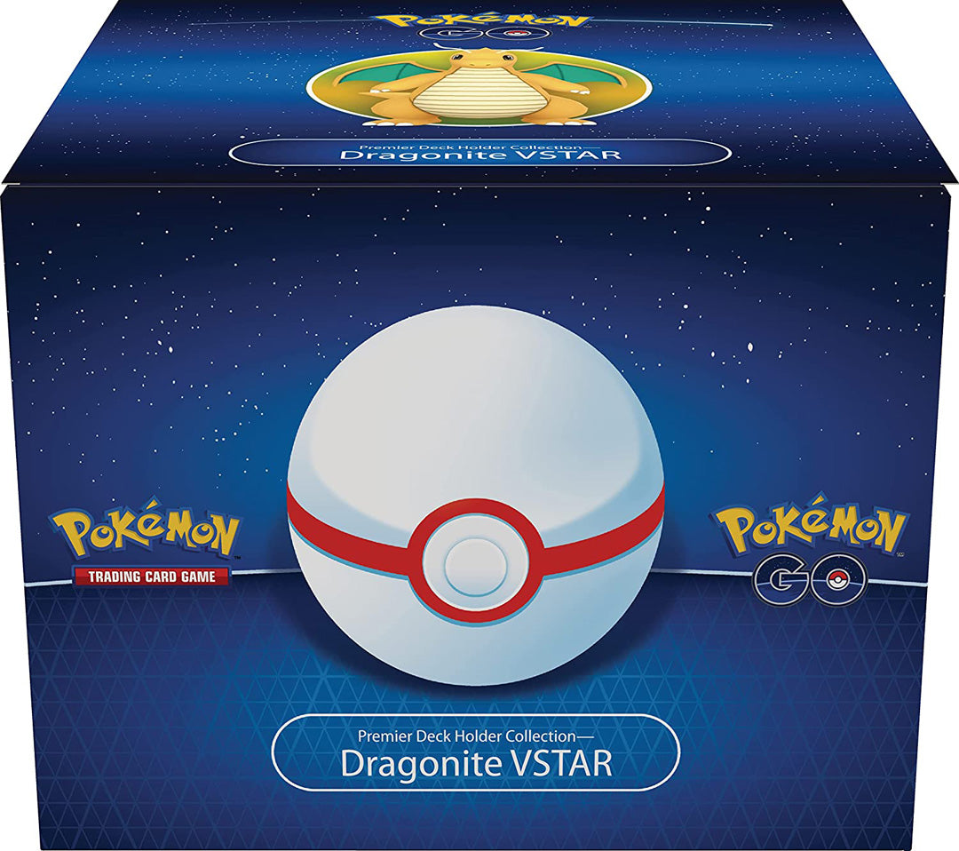 Pokémon TCG: Pokémon GO Premier Deck Holder Collection Dragonite VSTAR - Merchandise by Pokémon The Chelsea Gamer