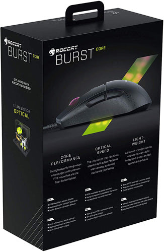 Roccat Burst Core - Black - Mice by Roccat The Chelsea Gamer