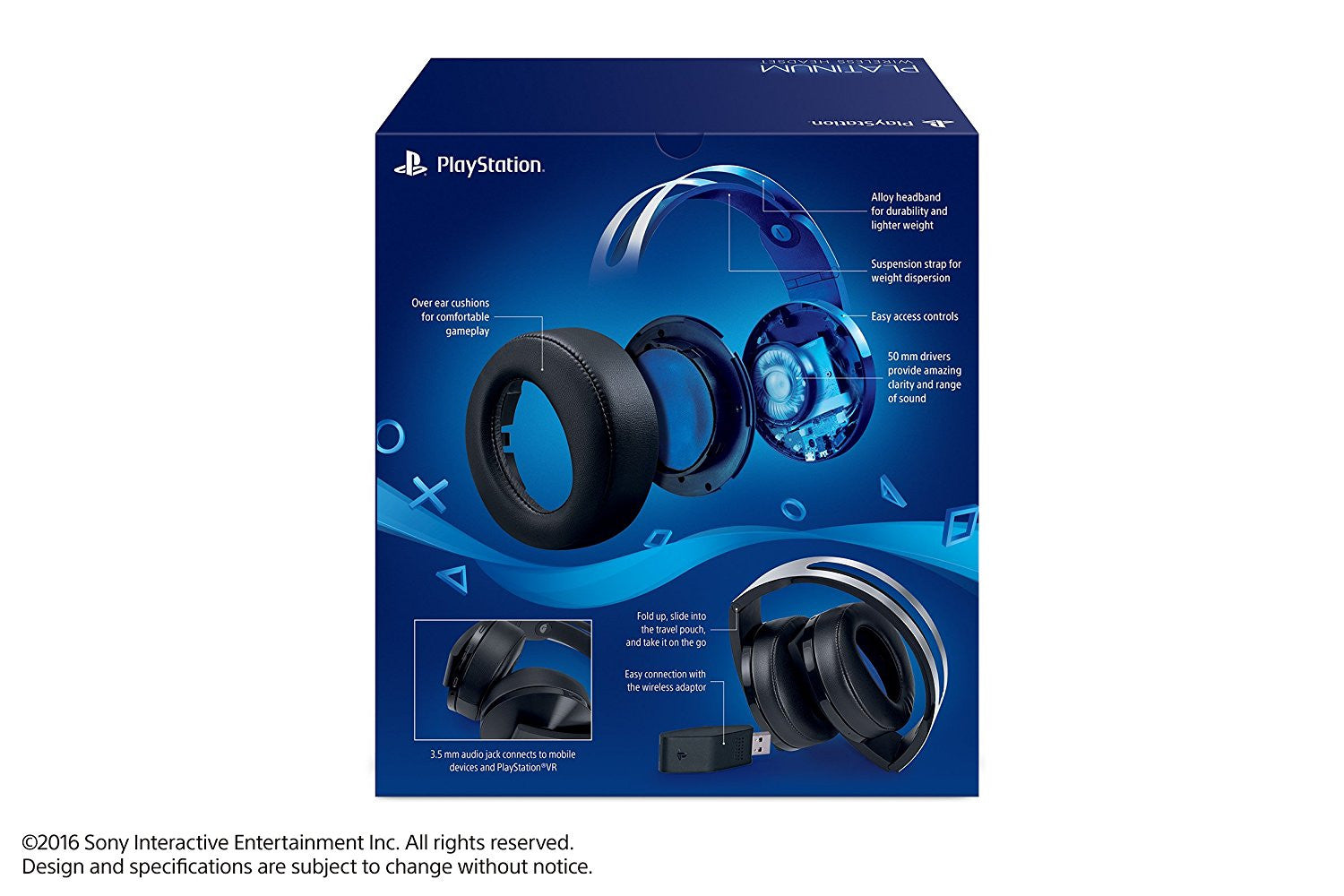 Sony PlayStation 4 - Platinum Headset - Console Accessories by Sony The Chelsea Gamer