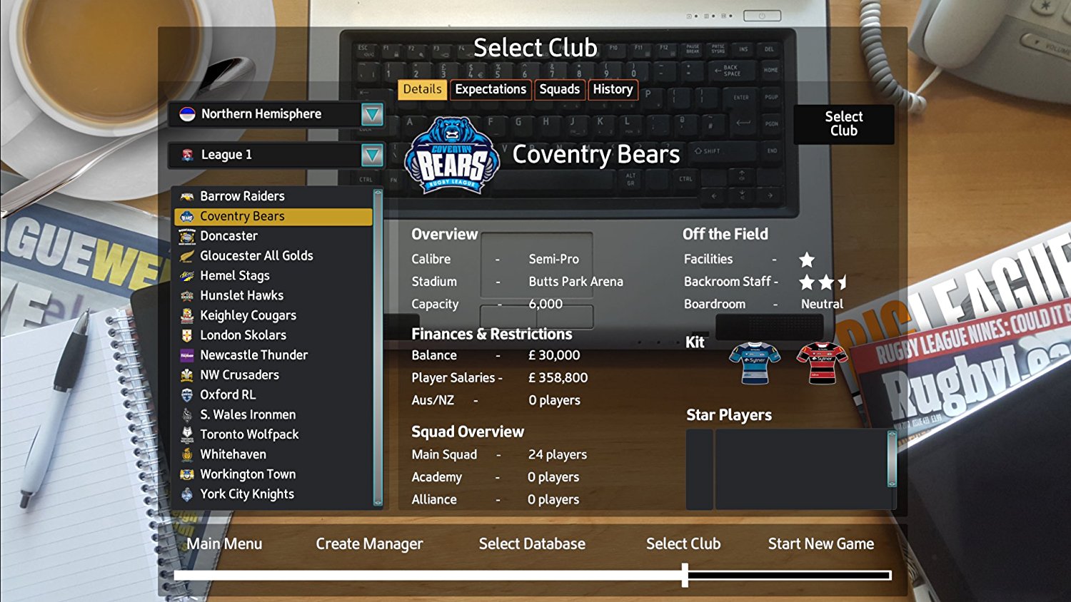 Rugby League Team Manager 2018 - PC - Video Games by Alternative Software The Chelsea Gamer