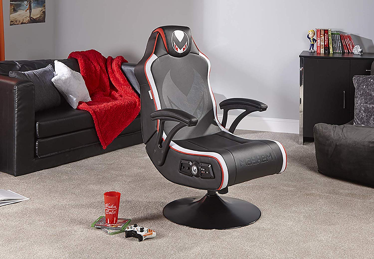 Mystic 2.1 Audio Pedestal Gaming Chair - Furniture by Mayhem Gaming The Chelsea Gamer