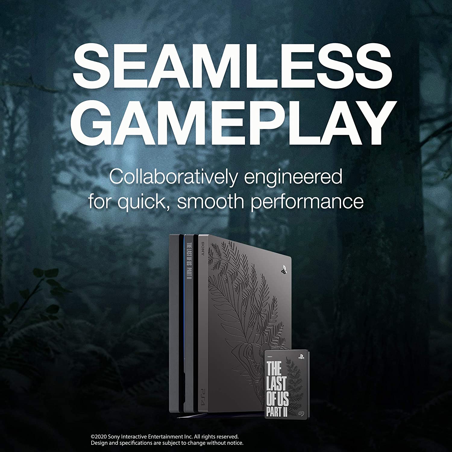 Last of Us Part II -  Seagate Game Drive - Ext 2TB for PS4 - USB3 - Console Accessories by Seagate The Chelsea Gamer