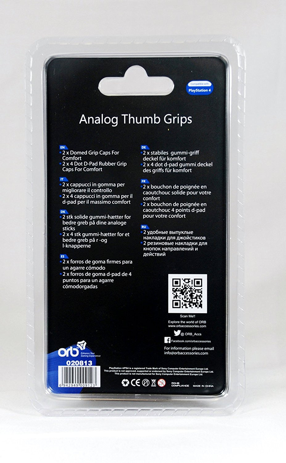 Orb Thumb Grips 2 sets - PS4 - Console Accessories by ORB The Chelsea Gamer