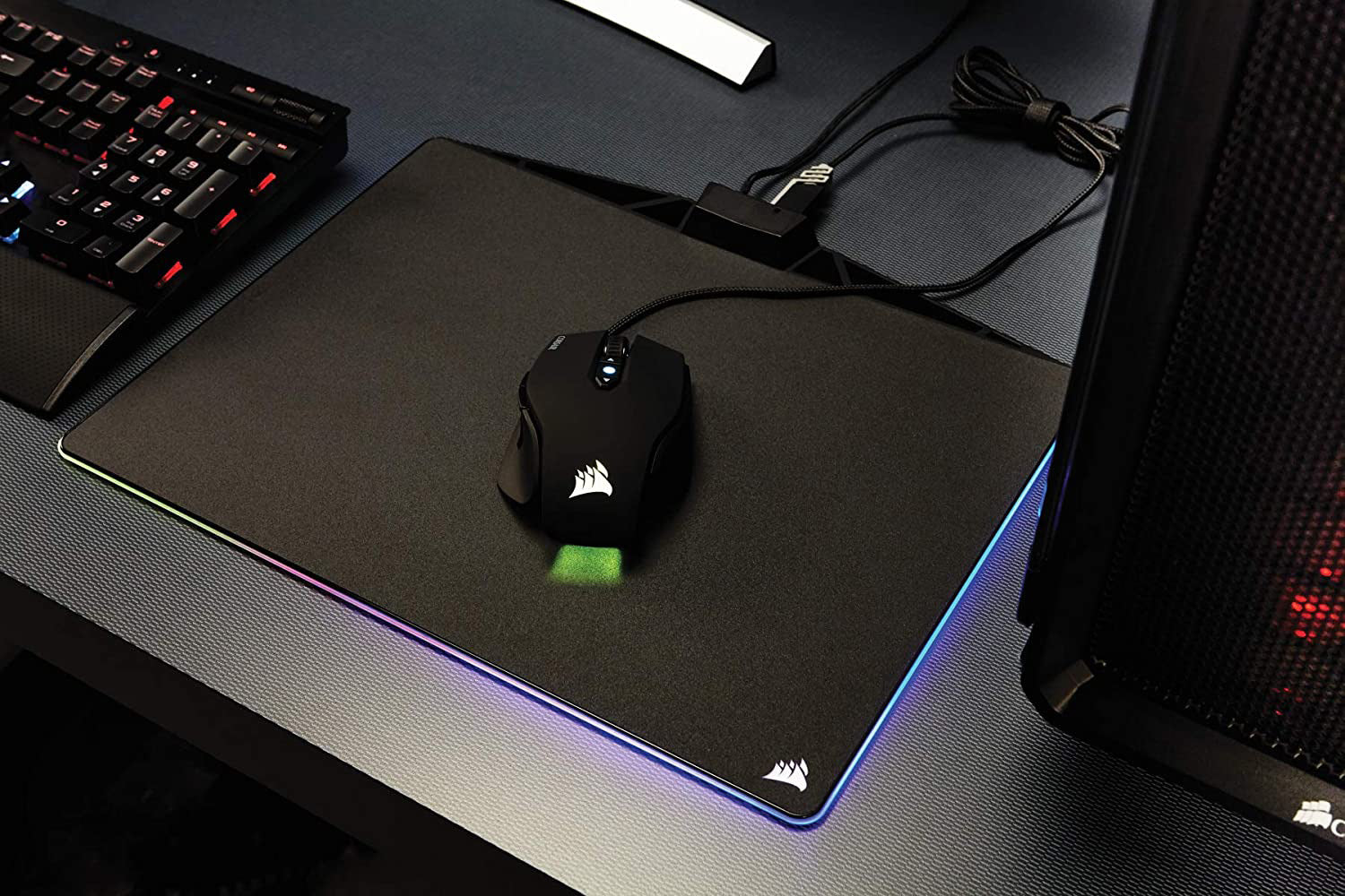 Corsair- MM800 RGB Polaris Gaming Mouse Pad - Surface by Corsair The Chelsea Gamer