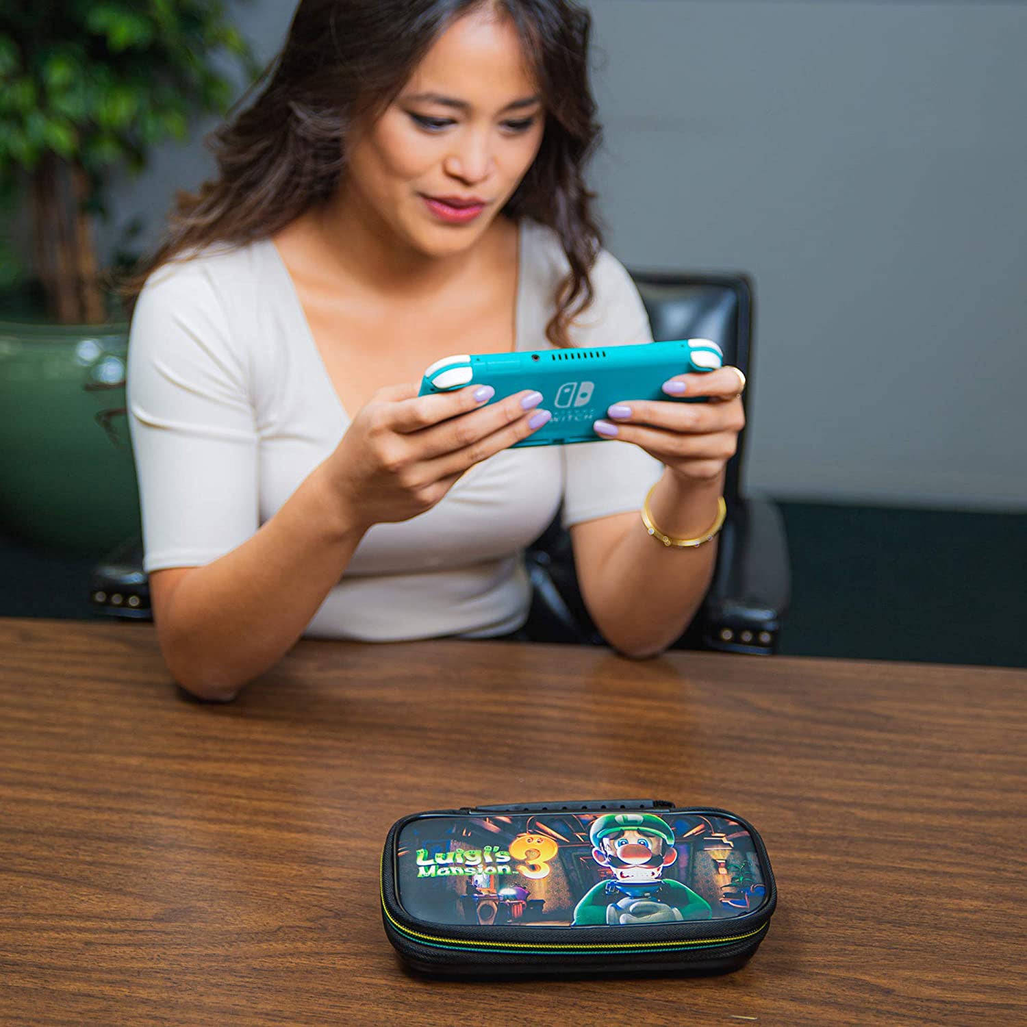 Game Traveller - Switch Lite Carry Case - Luigi's Mansion 3 Artwork - Console Accessories by RDS Industries The Chelsea Gamer
