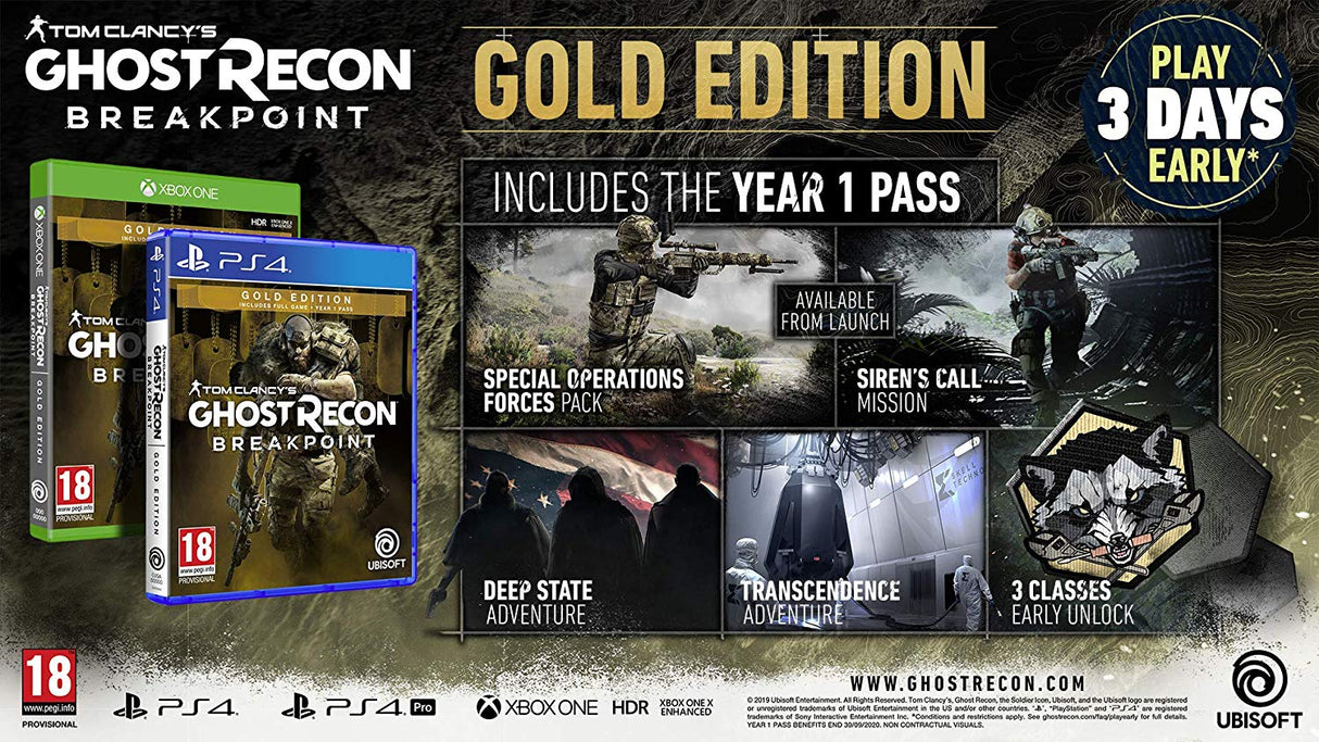 Ghost Recon: Breakpoint - Video Games by UBI Soft The Chelsea Gamer