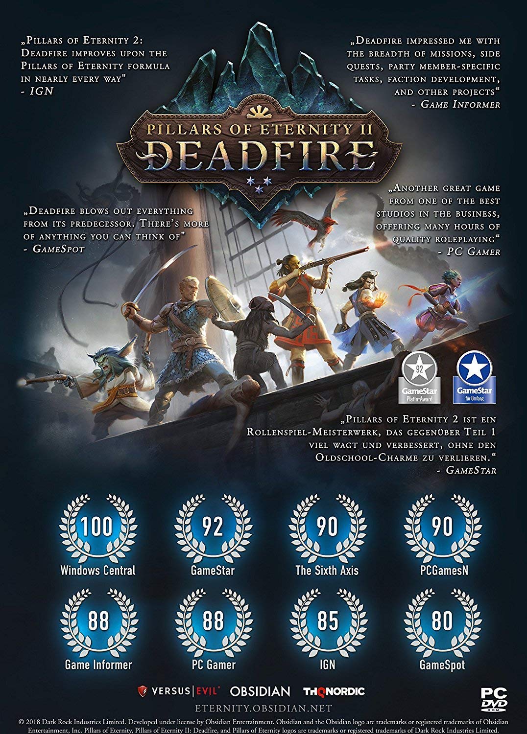 Pillars of Eternity II: Deadfire - Video Games by Nordic Games The Chelsea Gamer