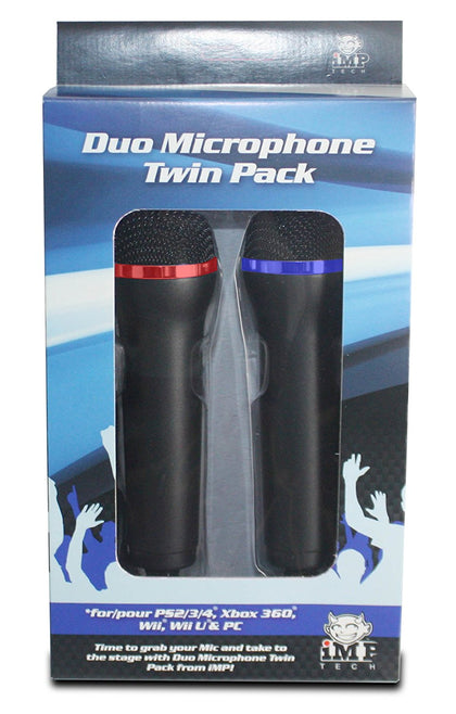 Universal Duets Twin USB Microphone Pack - Console Accessories by IMP Tech The Chelsea Gamer