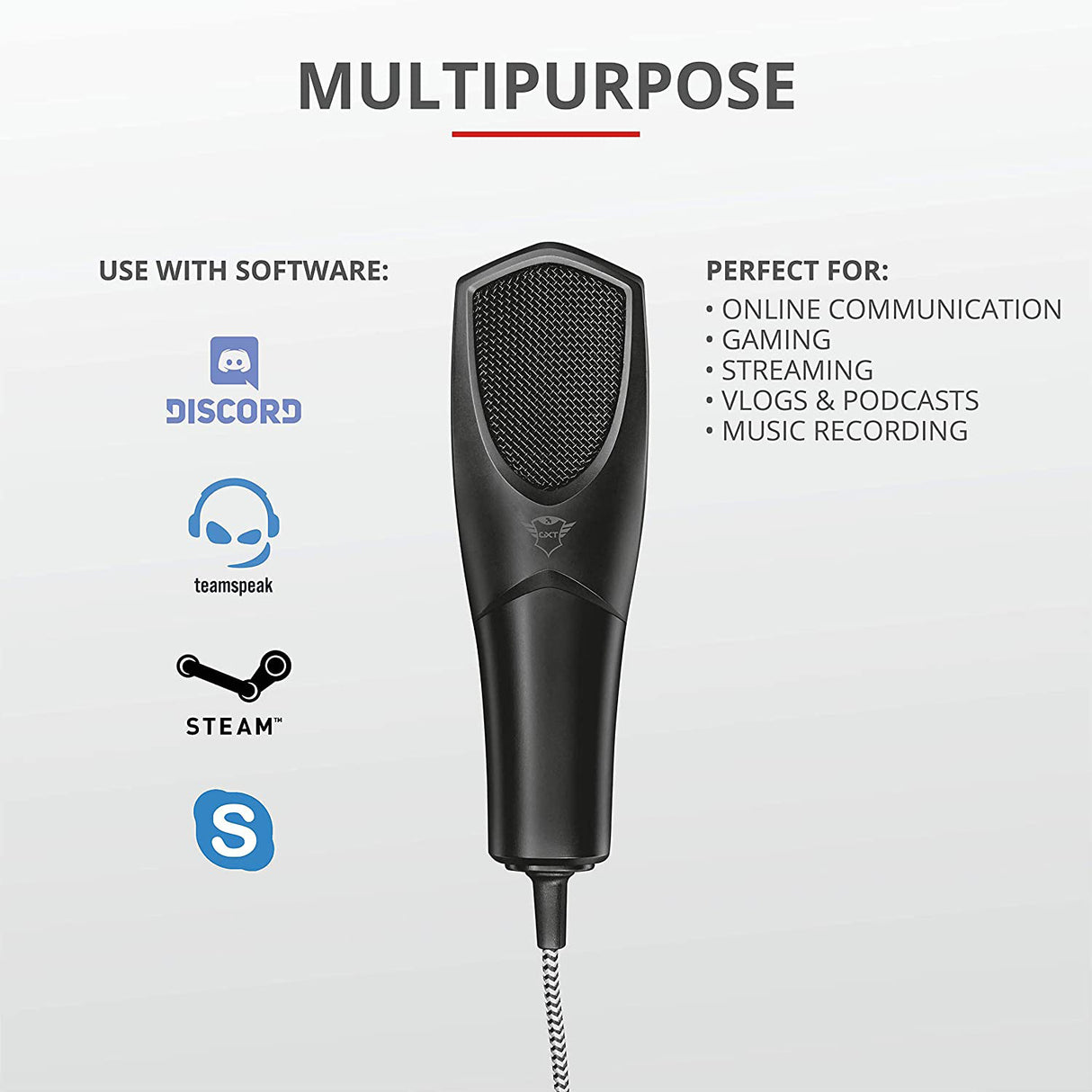 Trust - Mantis GXT 232 Microphone - Core Components by Trust The Chelsea Gamer